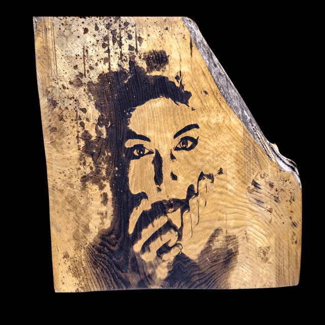 "Seeing With Knowledge" - Wood Art Engraving