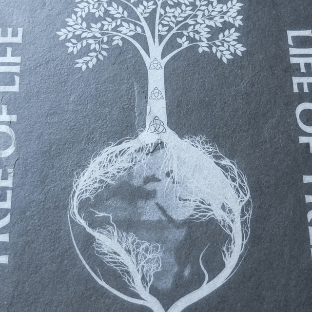 Slate Engraved Tree of Life - Life of Tree Artwork