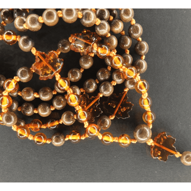 Mala Beads - Baltic Amber and Agar Wood