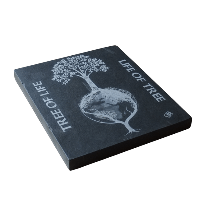 Slate Engraved Tree of Life - Life of Tree Artwork