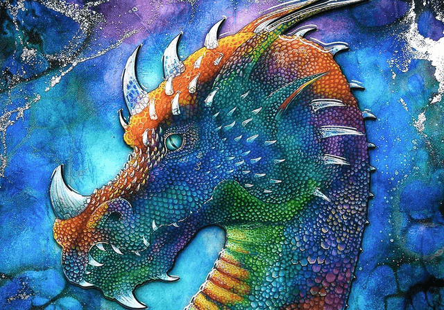 Kerry Darlington 'Dragon's Matching Edition Set' Unique Edition Artwork
