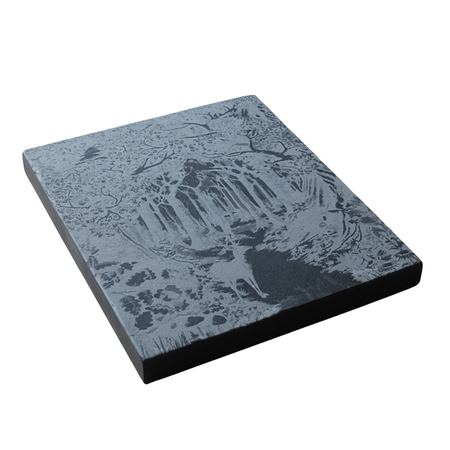 Slate Engraved Enchanted Forest Artwork