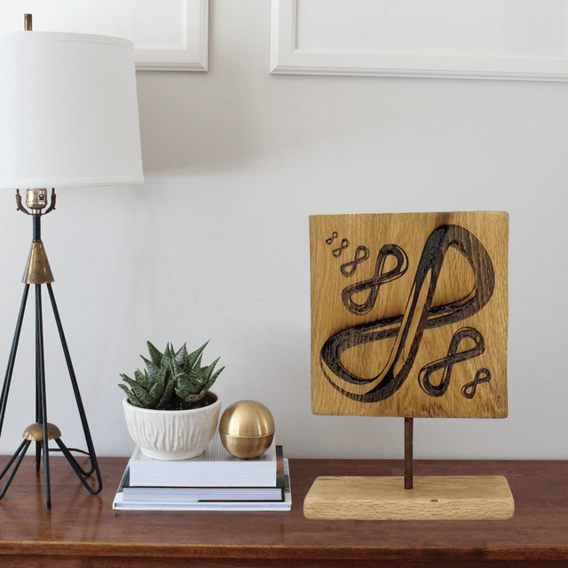 "Infinity" - Wood Art Engraving