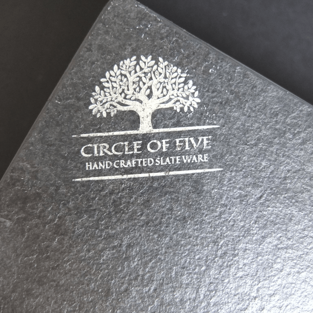 Slate Coaster set of four.