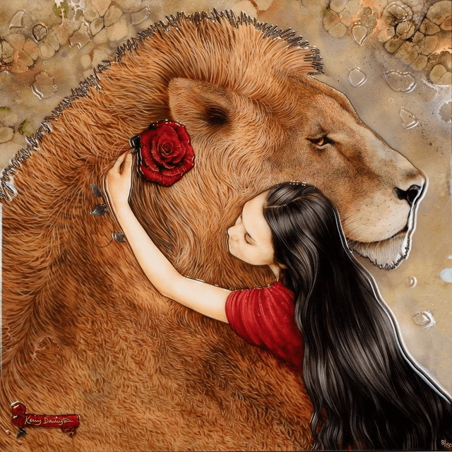 Kerry Darlington Beauty and the Beast - Unique Rare Edition